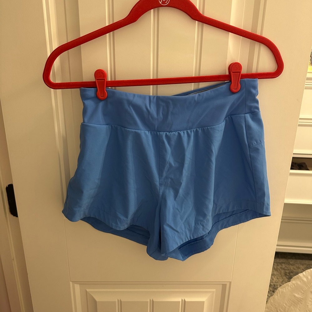 Free Fly Apparel Women's Athletic Shorts - Sky Blue